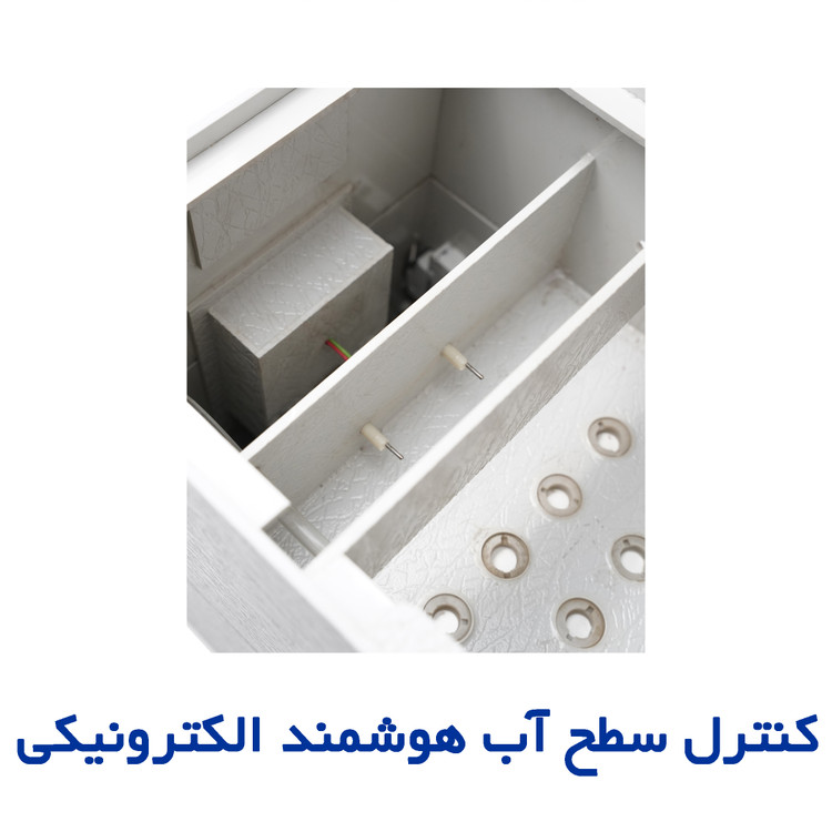 کنترل سطح آب دستگاه رطوبت ساز به صورت الکترونیکی
